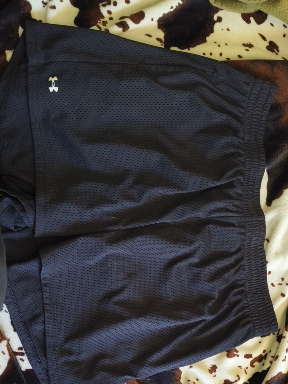 Under Armour Women's Black Athletic Mesh Shorts